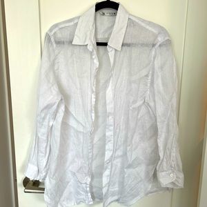 Zara linen shirt